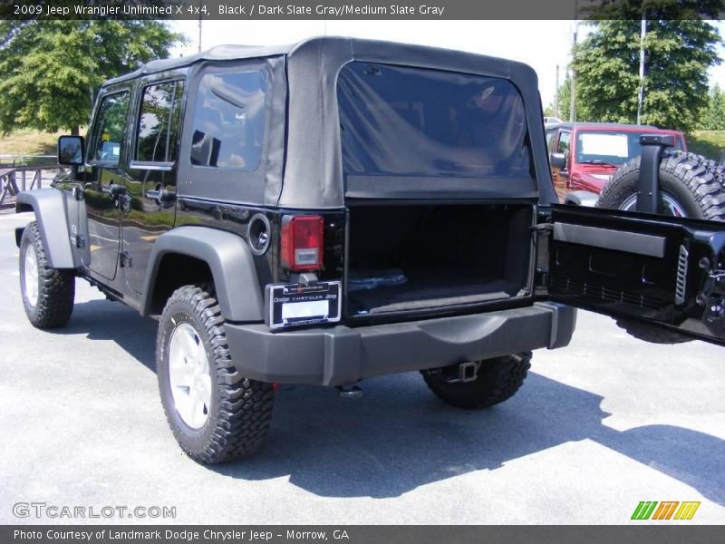 Black / Dark Slate Gray/Medium Slate Gray 2009 Jeep Wrangler Unlimited X 4x4