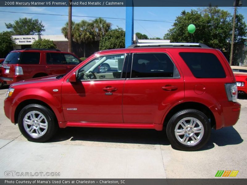 Vivid Red Metallic / Cashmere 2008 Mercury Mariner V6 Premier