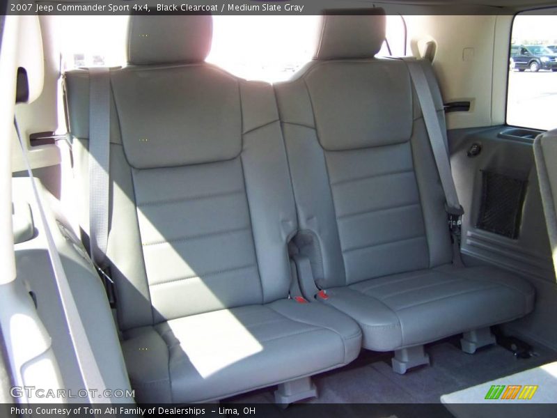 Black Clearcoat / Medium Slate Gray 2007 Jeep Commander Sport 4x4