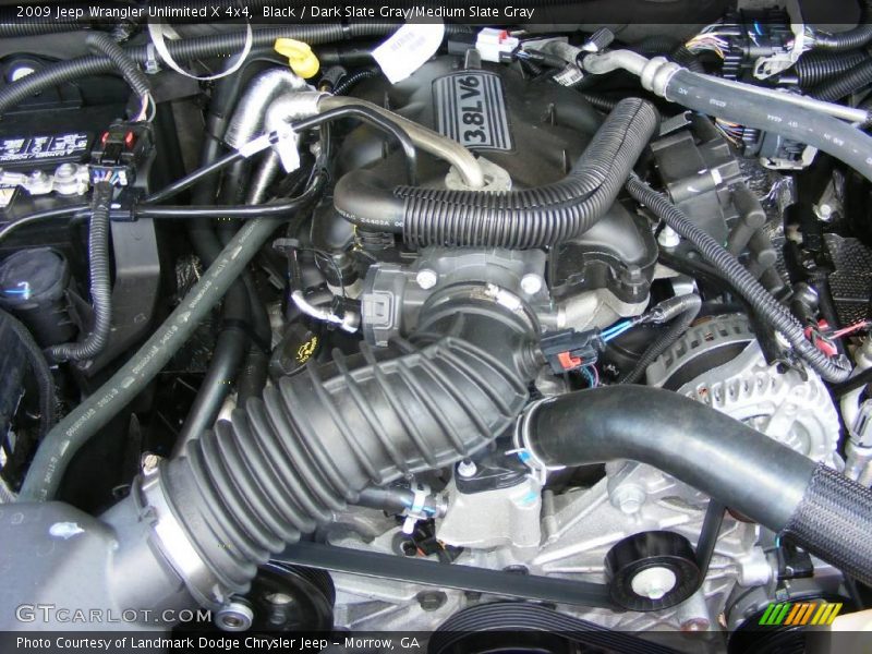 Black / Dark Slate Gray/Medium Slate Gray 2009 Jeep Wrangler Unlimited X 4x4