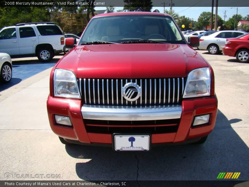 Vivid Red Metallic / Camel 2008 Mercury Mountaineer