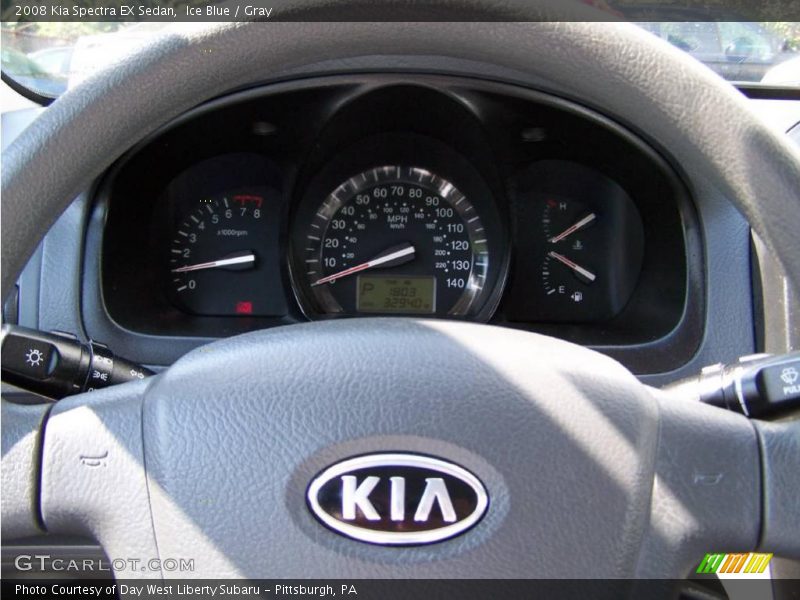 Ice Blue / Gray 2008 Kia Spectra EX Sedan