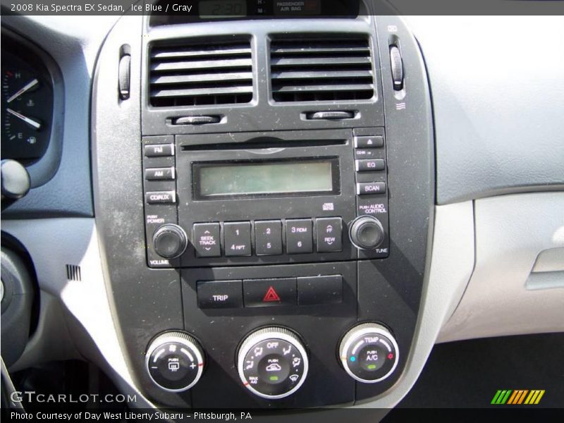Ice Blue / Gray 2008 Kia Spectra EX Sedan