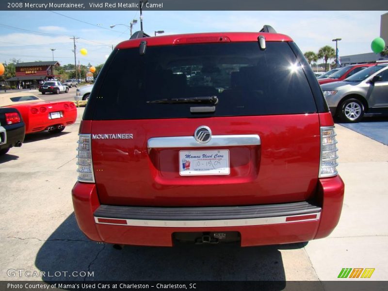 Vivid Red Metallic / Camel 2008 Mercury Mountaineer