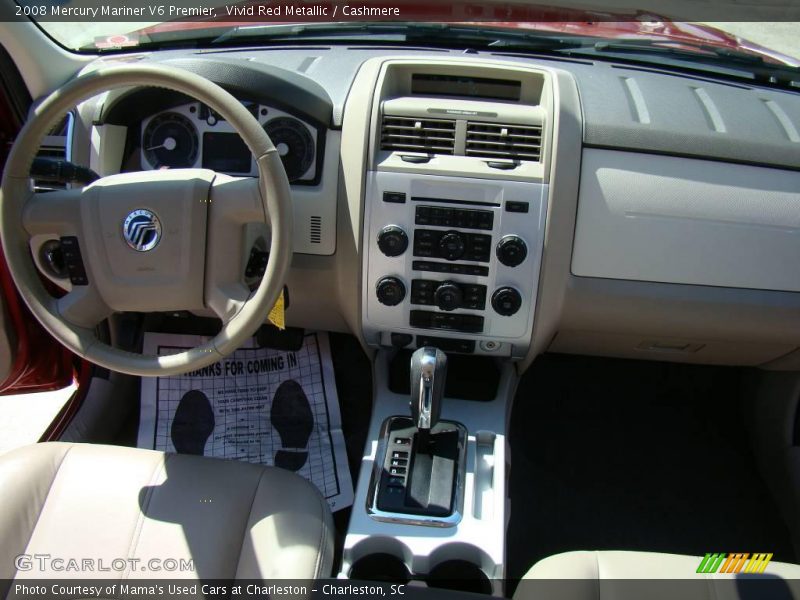 Vivid Red Metallic / Cashmere 2008 Mercury Mariner V6 Premier