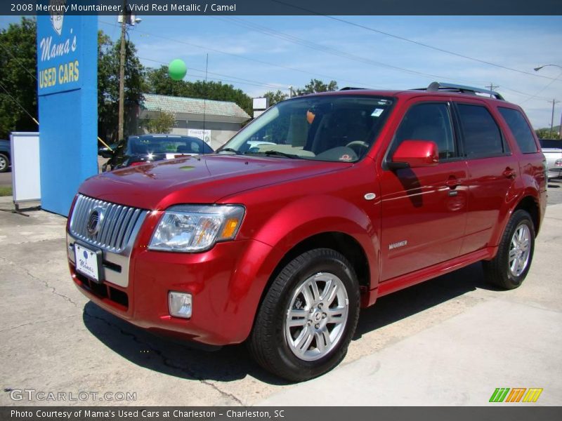 Vivid Red Metallic / Camel 2008 Mercury Mountaineer