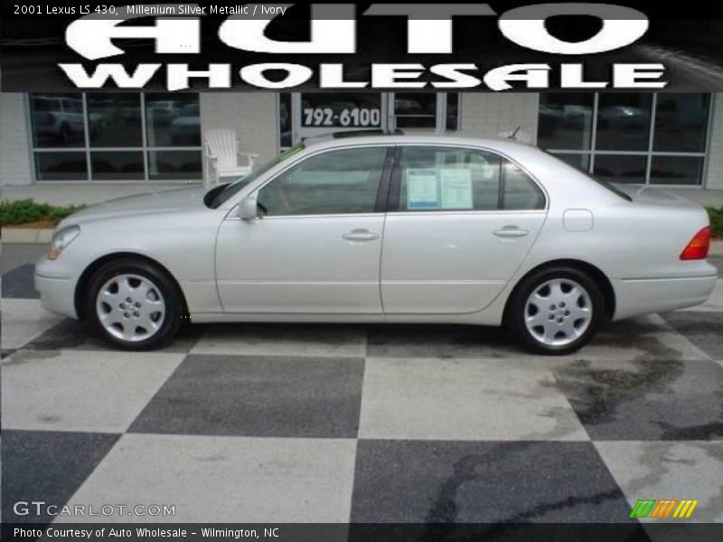 Millenium Silver Metallic / Ivory 2001 Lexus LS 430