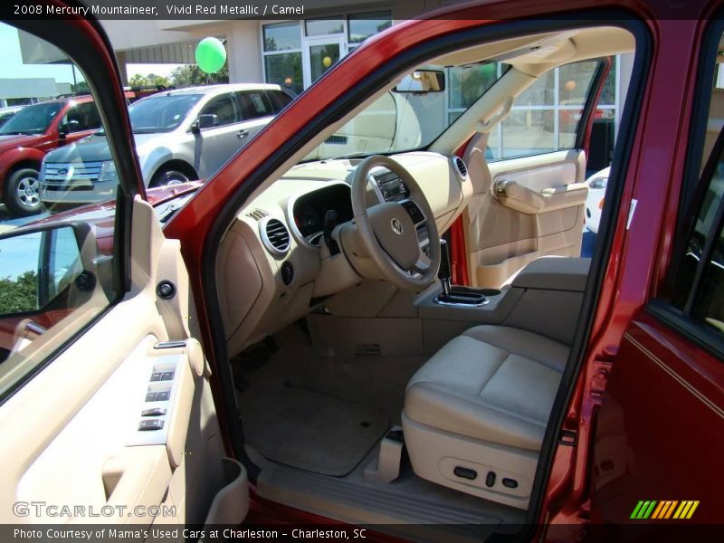 Vivid Red Metallic / Camel 2008 Mercury Mountaineer