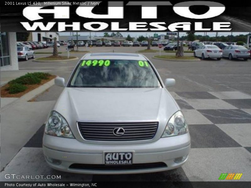 Millenium Silver Metallic / Ivory 2001 Lexus LS 430