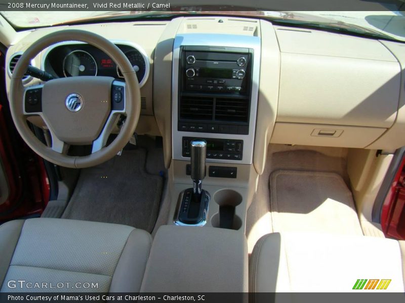 Vivid Red Metallic / Camel 2008 Mercury Mountaineer