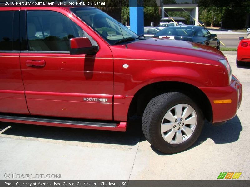 Vivid Red Metallic / Camel 2008 Mercury Mountaineer