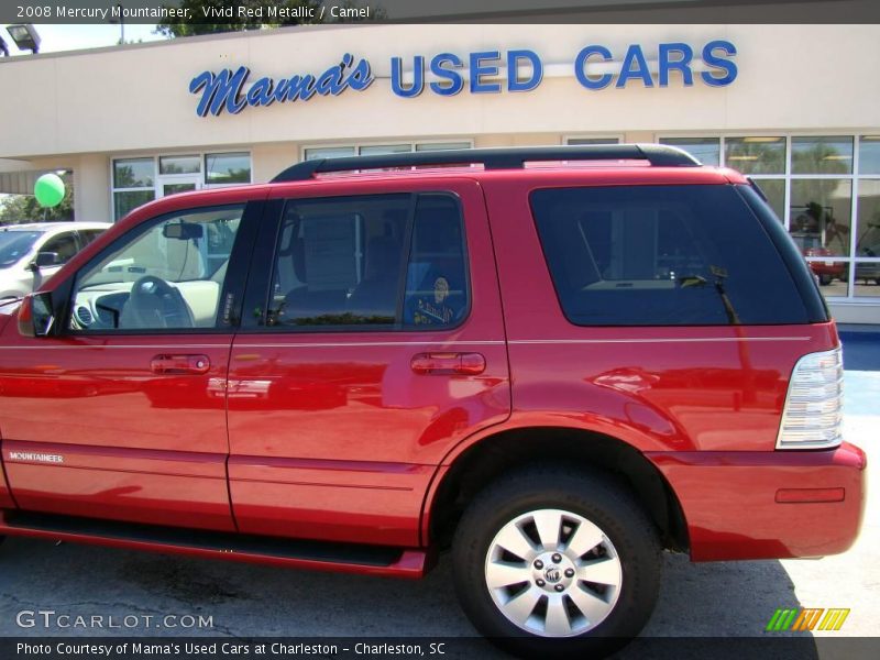 Vivid Red Metallic / Camel 2008 Mercury Mountaineer