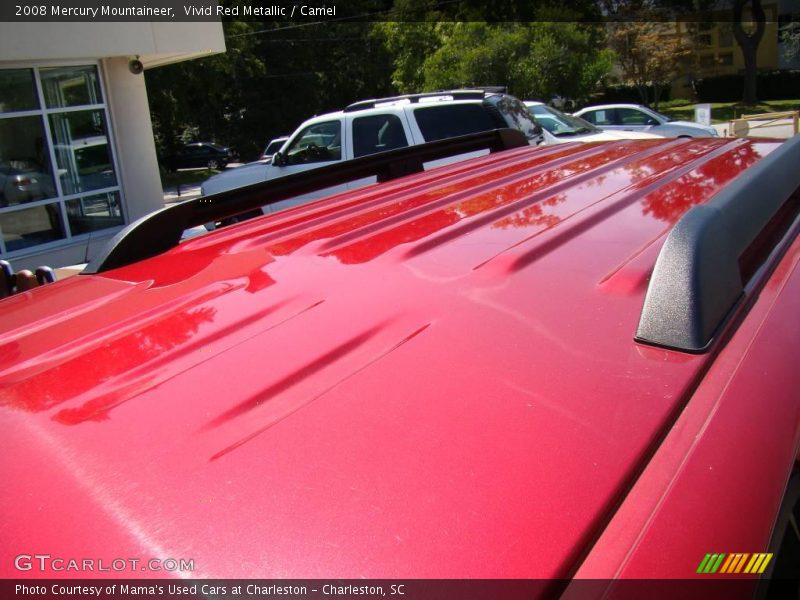 Vivid Red Metallic / Camel 2008 Mercury Mountaineer