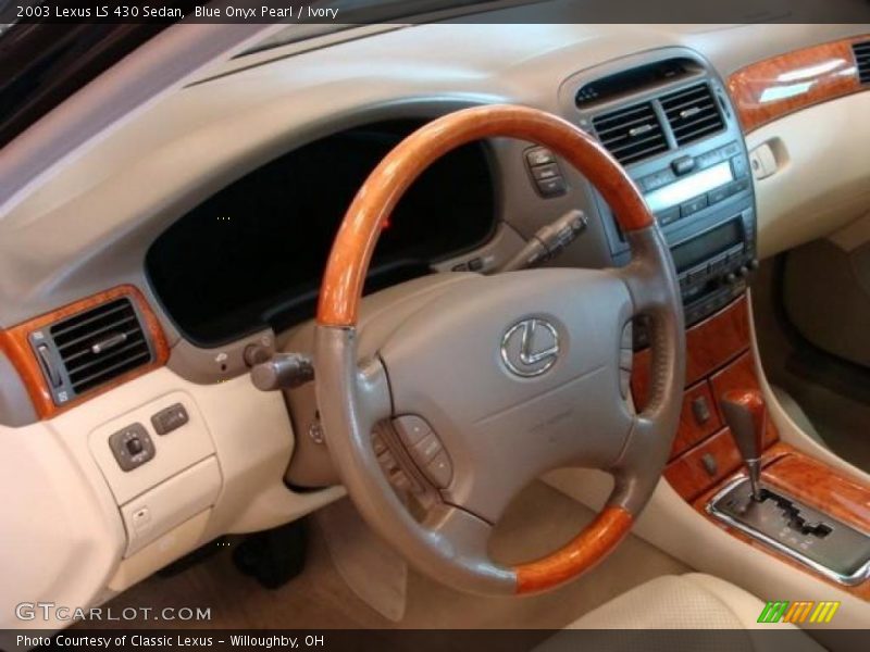 Blue Onyx Pearl / Ivory 2003 Lexus LS 430 Sedan