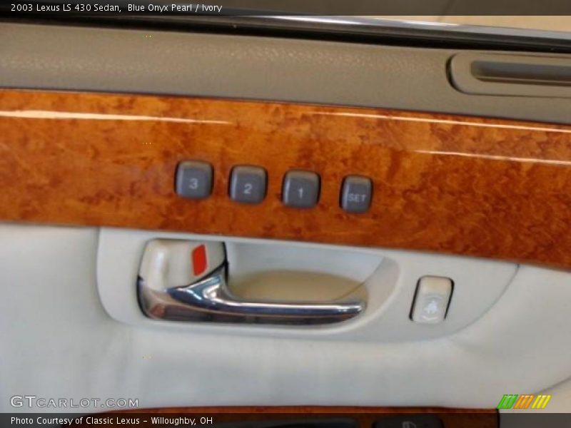 Blue Onyx Pearl / Ivory 2003 Lexus LS 430 Sedan