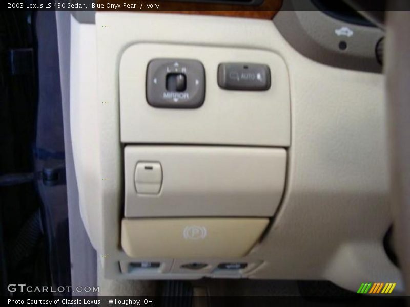 Blue Onyx Pearl / Ivory 2003 Lexus LS 430 Sedan