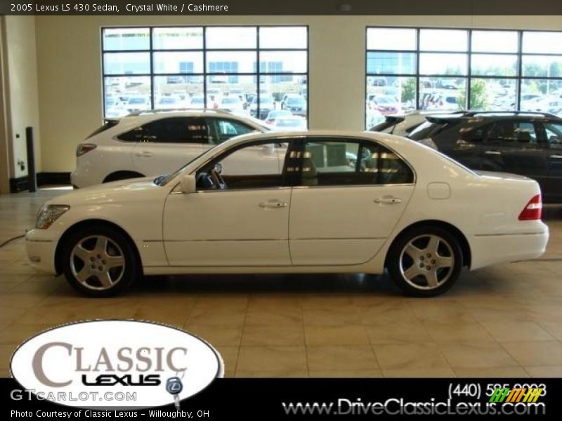 Crystal White / Cashmere 2005 Lexus LS 430 Sedan