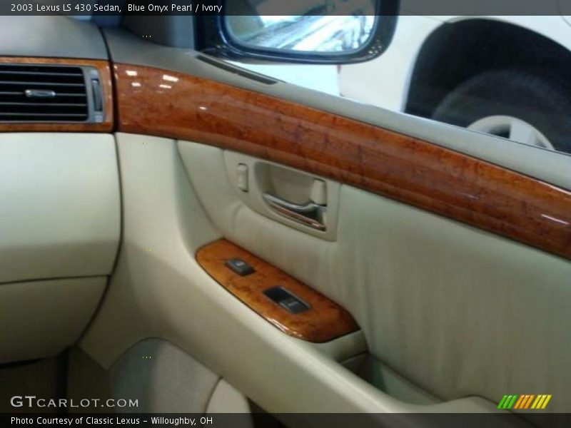 Blue Onyx Pearl / Ivory 2003 Lexus LS 430 Sedan