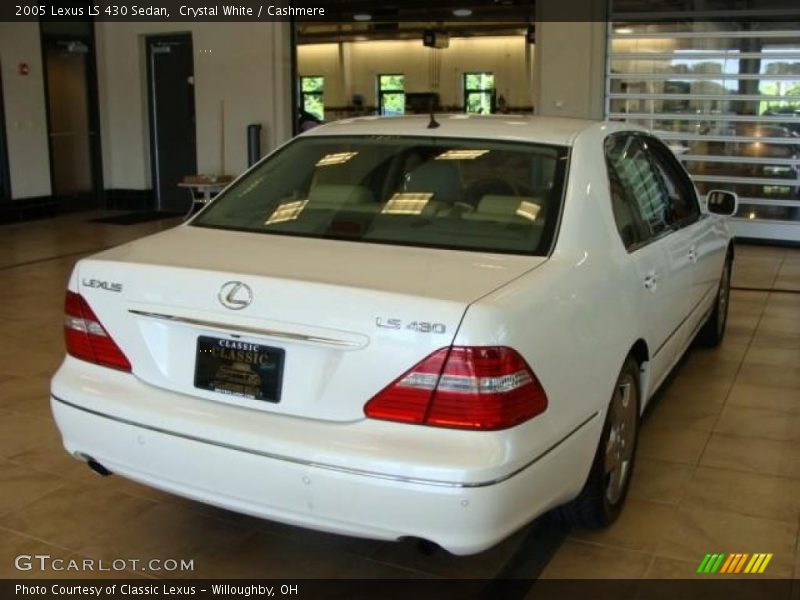 Crystal White / Cashmere 2005 Lexus LS 430 Sedan