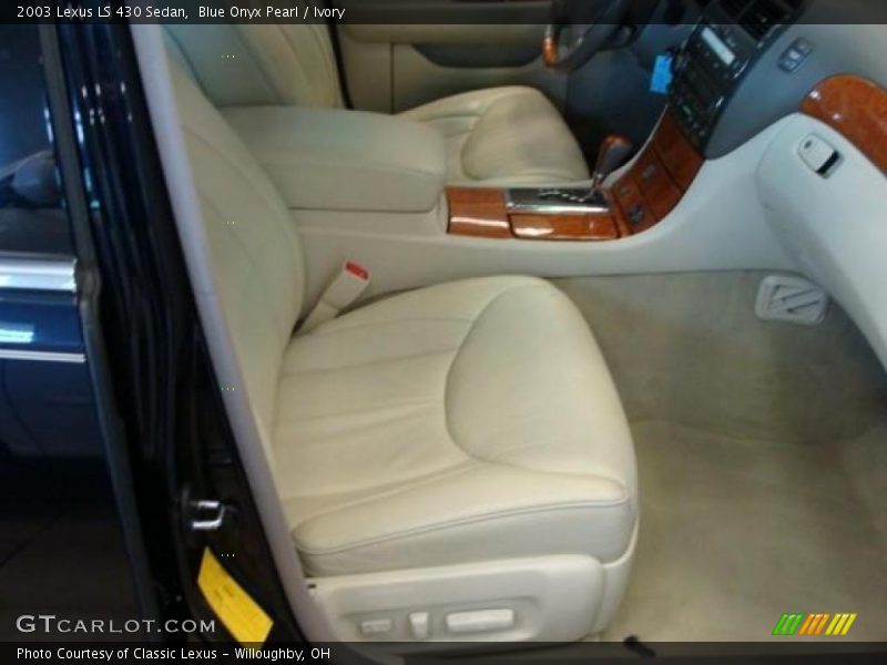 Blue Onyx Pearl / Ivory 2003 Lexus LS 430 Sedan