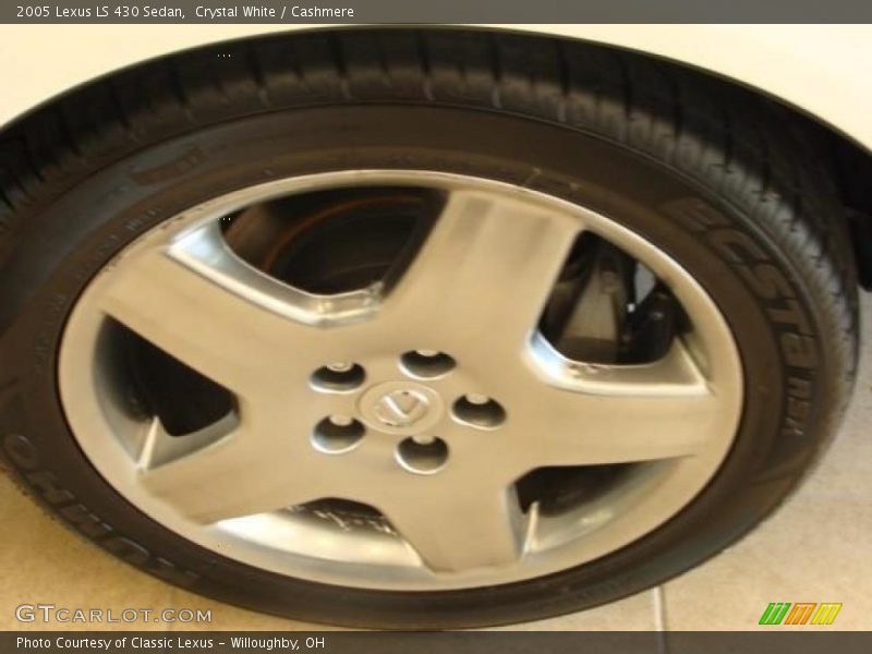 Crystal White / Cashmere 2005 Lexus LS 430 Sedan