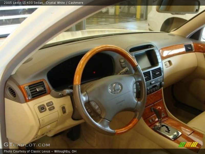 Crystal White / Cashmere 2005 Lexus LS 430 Sedan
