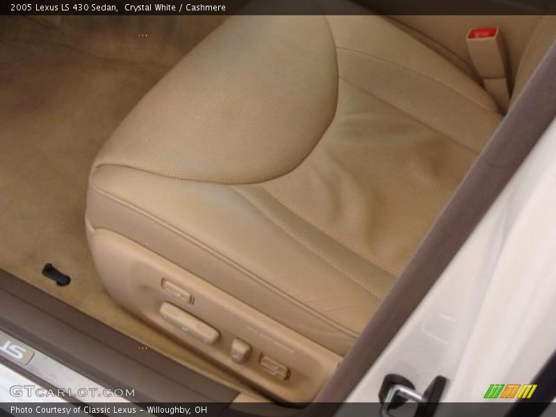 Crystal White / Cashmere 2005 Lexus LS 430 Sedan