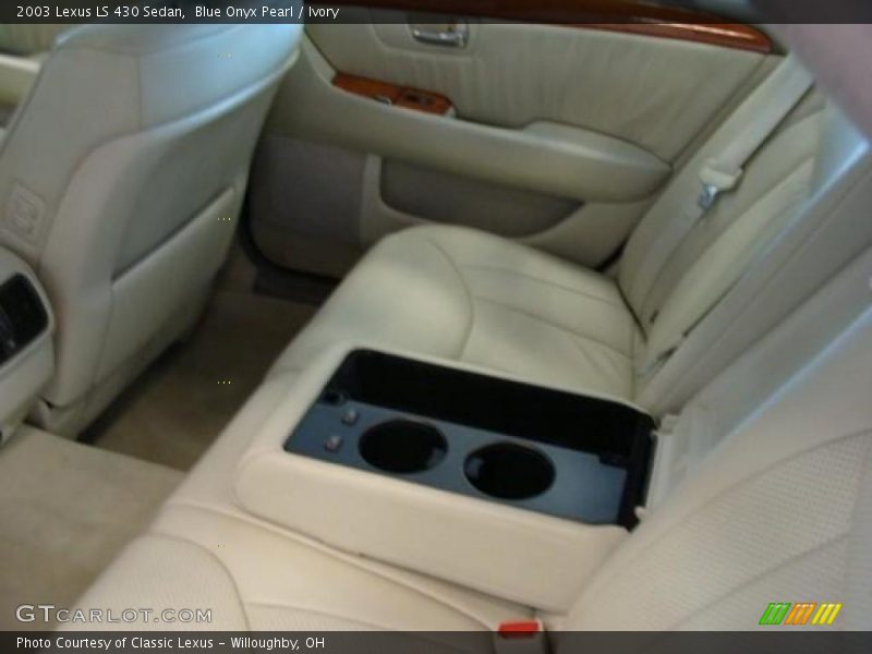 Blue Onyx Pearl / Ivory 2003 Lexus LS 430 Sedan