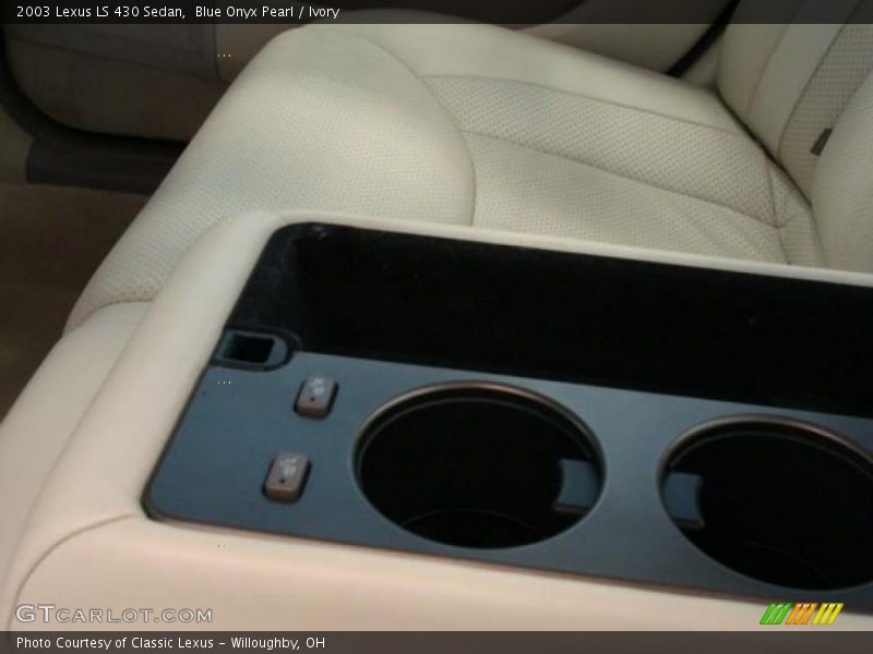 Blue Onyx Pearl / Ivory 2003 Lexus LS 430 Sedan