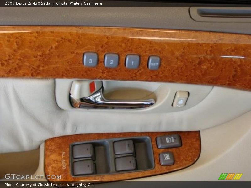 Crystal White / Cashmere 2005 Lexus LS 430 Sedan