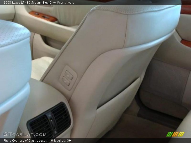 Blue Onyx Pearl / Ivory 2003 Lexus LS 430 Sedan