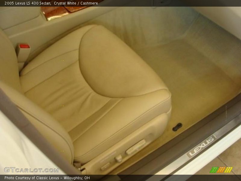 Crystal White / Cashmere 2005 Lexus LS 430 Sedan