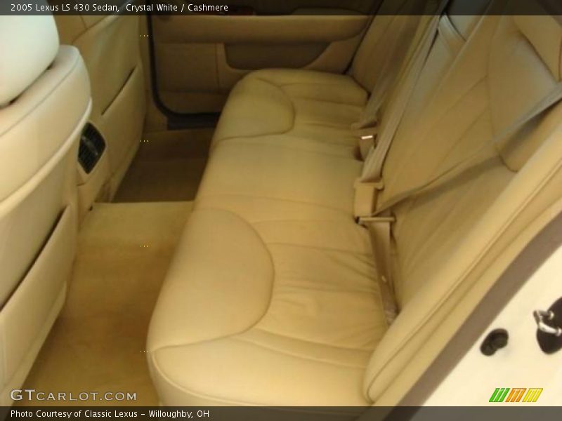 Crystal White / Cashmere 2005 Lexus LS 430 Sedan