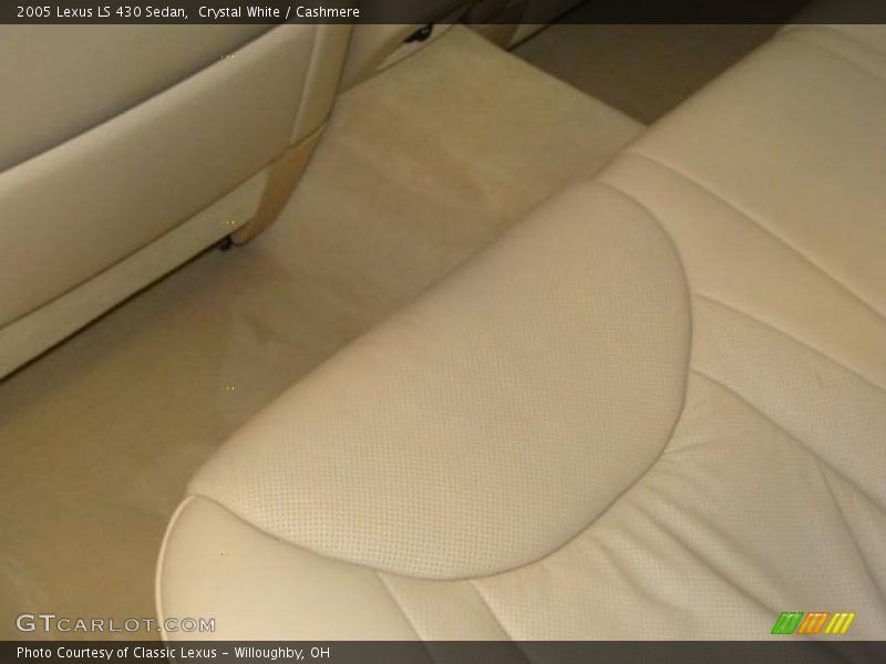 Crystal White / Cashmere 2005 Lexus LS 430 Sedan