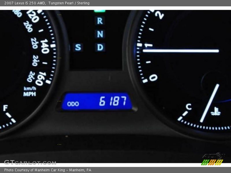 Tungsten Pearl / Sterling 2007 Lexus IS 250 AWD