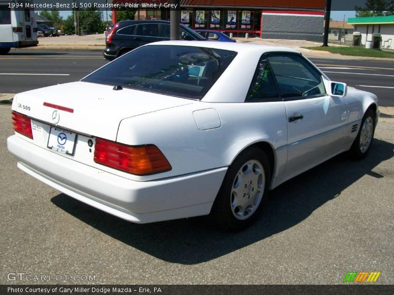 Polar White / Grey 1994 Mercedes-Benz SL 500 Roadster