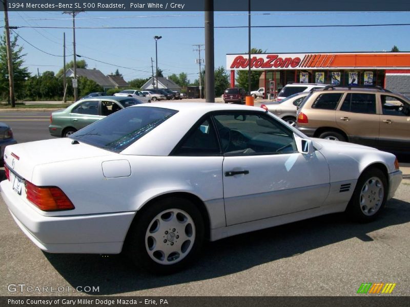 Polar White / Grey 1994 Mercedes-Benz SL 500 Roadster