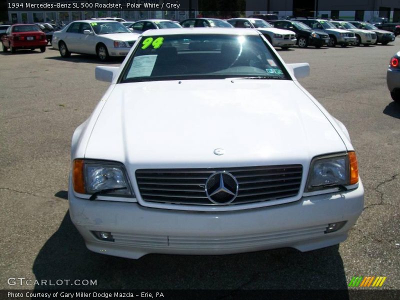 Polar White / Grey 1994 Mercedes-Benz SL 500 Roadster