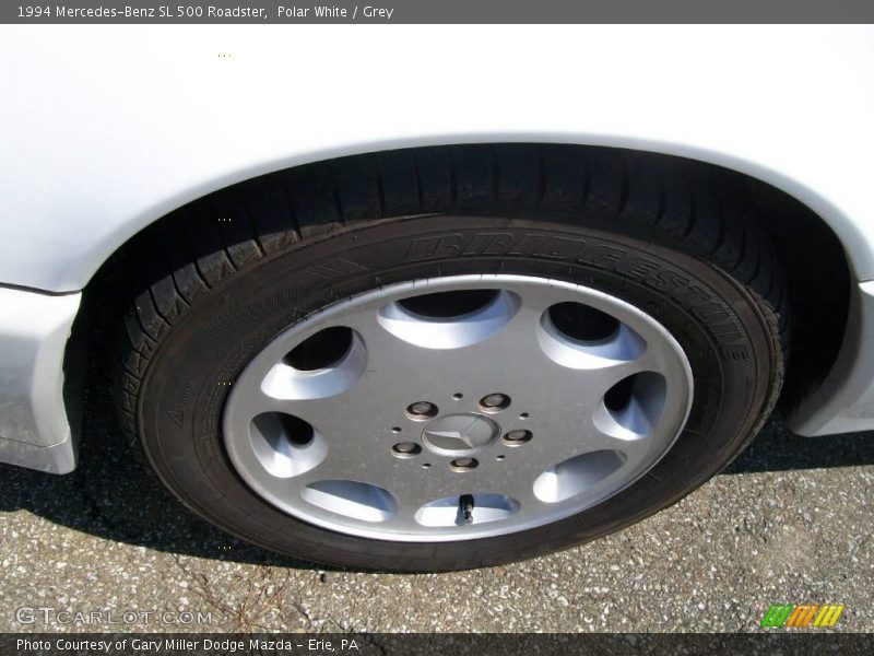 Polar White / Grey 1994 Mercedes-Benz SL 500 Roadster