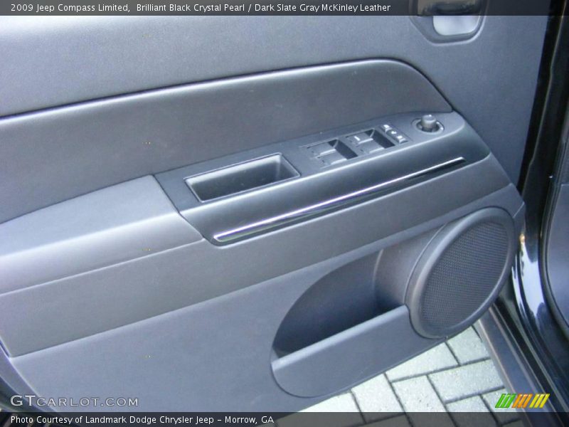 Brilliant Black Crystal Pearl / Dark Slate Gray McKinley Leather 2009 Jeep Compass Limited
