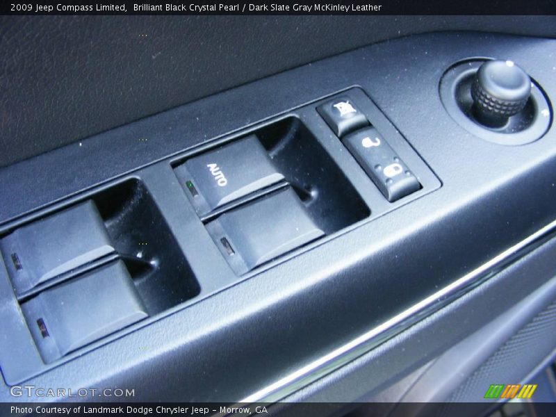 Brilliant Black Crystal Pearl / Dark Slate Gray McKinley Leather 2009 Jeep Compass Limited