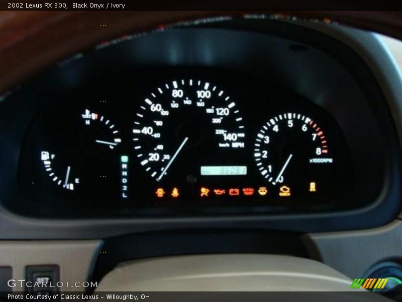 Black Onyx / Ivory 2002 Lexus RX 300