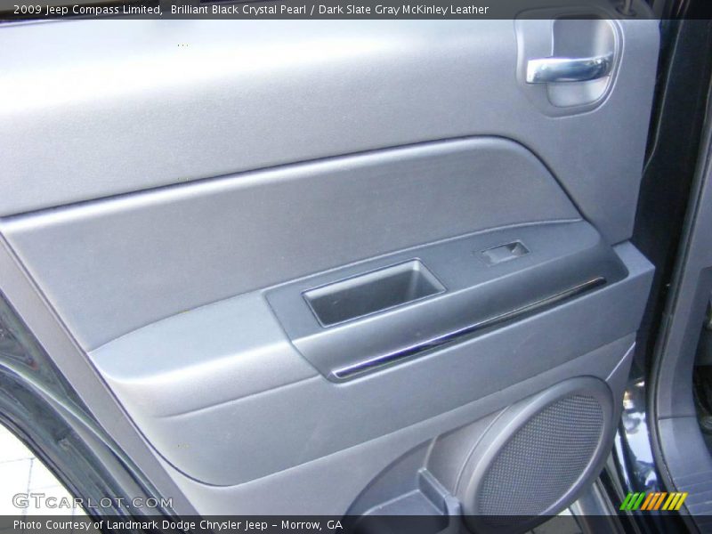 Brilliant Black Crystal Pearl / Dark Slate Gray McKinley Leather 2009 Jeep Compass Limited