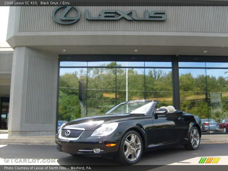 Black Onyx / Ecru 2006 Lexus SC 430