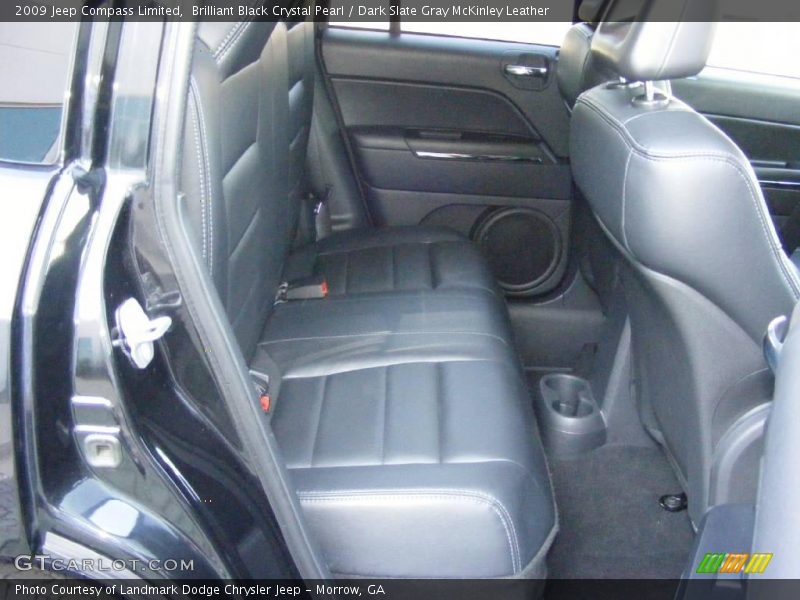 Brilliant Black Crystal Pearl / Dark Slate Gray McKinley Leather 2009 Jeep Compass Limited