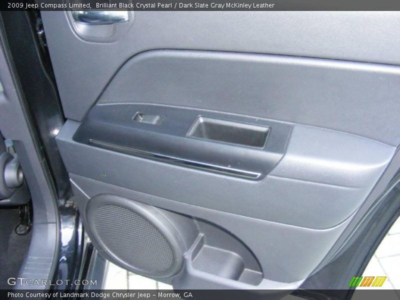 Brilliant Black Crystal Pearl / Dark Slate Gray McKinley Leather 2009 Jeep Compass Limited