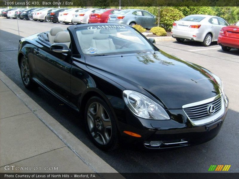 Black Onyx / Ecru 2006 Lexus SC 430