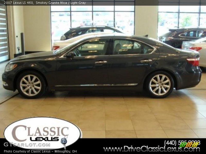 Smokey Granite Mica / Light Gray 2007 Lexus LS 460