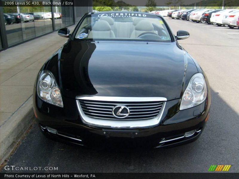 Black Onyx / Ecru 2006 Lexus SC 430