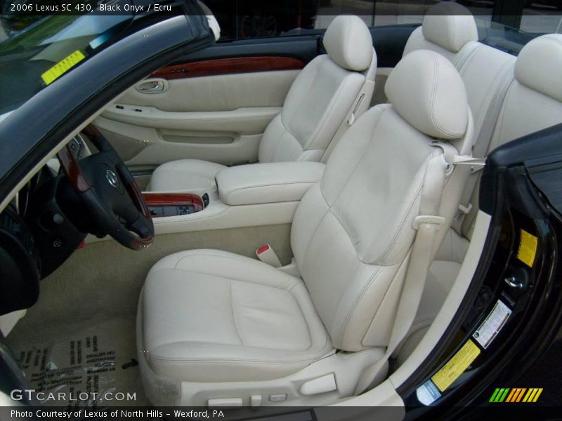 Black Onyx / Ecru 2006 Lexus SC 430